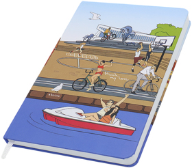 Записная книжка A5 Dziuna Немига в клетку 15 × 21 см (RDz04)