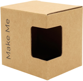 Коробка для кружки Make me, бежевая (R6140K13)