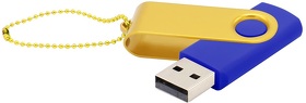 Флешка Designer To Go 2.0 USB 16Gb, синий/желтый (R3033R.03.06)
