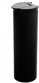 Термокружка с двойной металлической стенкой Rolly, софт-тач, черный (R5027.02)
