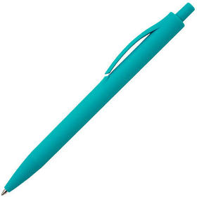 Ручка шариковая IGLA SOFT, пластиковая, софт-тач, бирюзовая (R1030.08)