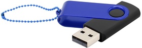Флешка Designer To Go 2.0 USB 16Gb, черный/синий (R3033R.02.03)