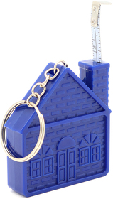 Брелок-рулетка Home, 1метр, синий (R12001.03)