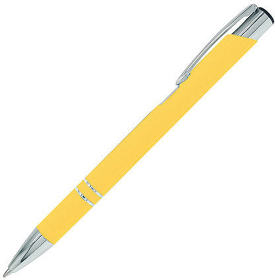 Ручка шариковая Legend Soft Touch, желтая (R11578.31)