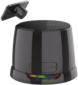 Магнитная беспроводная Bluetooth колонка-подставка Wave 5W, черная (R11034.02)