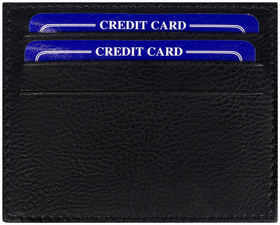 Футляр для кредитных карт/картхолдер Leather Way, чёрный (R615100.03)