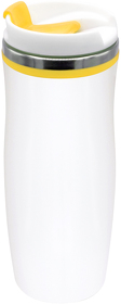Термокружка Latte, бело-желтый (R5003.06)