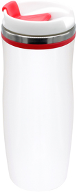 Термокружка Latte, бело-красный (R5003.05)