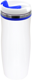 Термокружка Latte, бело-синий (R5003.03)