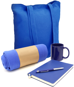 Подарочный набор Тепло и вдохновение, синий (R54095.03)