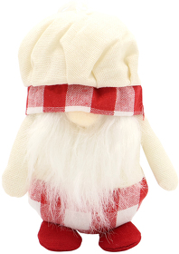 Новогоднее украшение рождественские гномы Виллен, бежевый (R2021-0339.00)