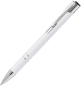 Ручка шариковая Legend Soft Touch, белая (R11578.01)