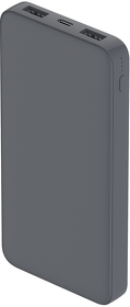Внешний аккумулятор Polus, 10000 Mah, софт-тач покрытие, серый (R2018.20)