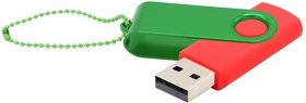Флешка Designer To Go 2.0 USB 16Gb, красный/зеленый (R3033R.05.04)