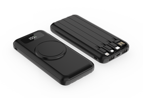 Внешний аккумулятор Authority с беспроводной зарядкой, 10000 Mah, чёрный (R2051.02)