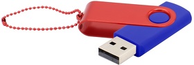 Флешка Designer To Go 2.0 USB 16Gb, синий/красный (R3033R.03.05)