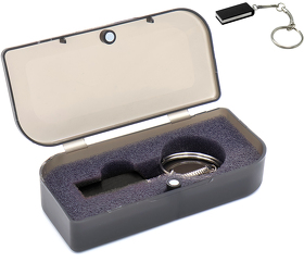Флешка Slim 16 Гб в футляре, черная (R3006.02.02)
