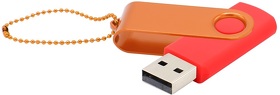 Флешка Designer To Go 2.0 USB 16Gb, красный/оранжевый (R3033R.05.07)