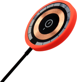 Беспроводное магнитное зарядное устройство Aphia 15W To Go, черный/красный (R7035.02.05)