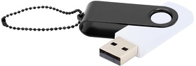 Флешка Designer To Go 2.0 USB 16Gb, белый/черный (R3033R.01.02)