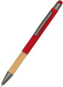 Ручка металлическая Сайрис софт-тач, красная (R1045.05)