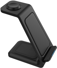 Беспроводное мультизарядное устройство Standy 15W, черный (R7108.02)