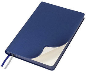 Ежедневник Flexy Soft Touch Latte А5, синий, недатированный, в гибкой обложке (R15891.1.04-287 new)