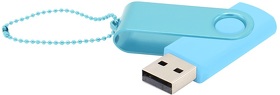 Флешка Designer To Go 2.0 USB 16Gb, голубой/бирюзовый (R3033R.08.17)