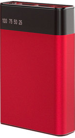 Внешний аккумулятор в металлическом корпусе Apria, 10000 mAh, красный (R2016.05)