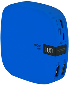 Внешний аккумулятор Revil, 10000 mAh, синий (R2013.03)