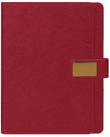 Ежедневник в суперобложке Alfa Mocco Business Edition B5, полутвердый, бордовый с золотом (R531161.1226 new)
