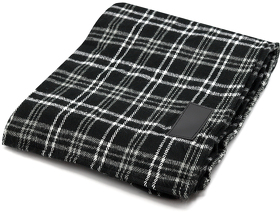 Плед акриловый Glasgo, черный (R16007.02)