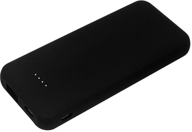 Внешний аккумулятор Arrida 5000 mAh, с покрытием Baby skin, черный (R2017.02)