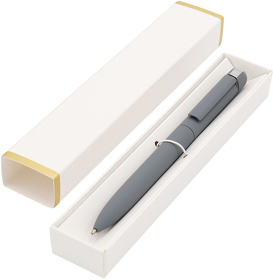 Ручка Espada в коробке Cradle белой с позолотой, серый (R54078.10)