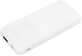 Внешний аккумулятор Arrida 5000 mAh, с покрытием Baby skin, белый (R2017.01)