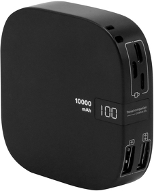 Внешний аккумулятор Revil, 10000 mAh, черный (R2013.02)