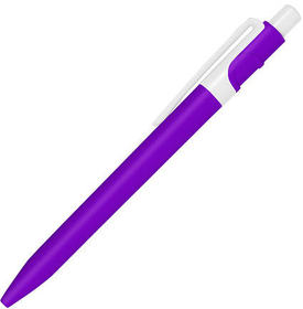 Ручка шариковая пластиковая Ravena Color, фиолетовая/белая (R1535.15)