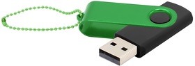 Флешка Designer To Go 2.0 USB 16Gb, черный/зеленый (R3033R.02.04)