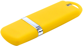 Флешка Shape с покрытием Софт Тач 16 GB, желтая (R3010.06)
