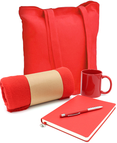 Подарочный набор Тепло и вдохновение, красный (R54095.05)