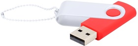 Флешка Designer To Go 2.0 USB 16Gb, красный/белый (R3033R.05.01)