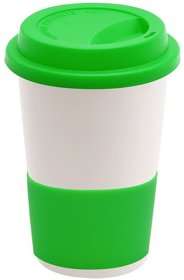 Кружка Magic To Go, белый/зеленый (R6134.01.04)