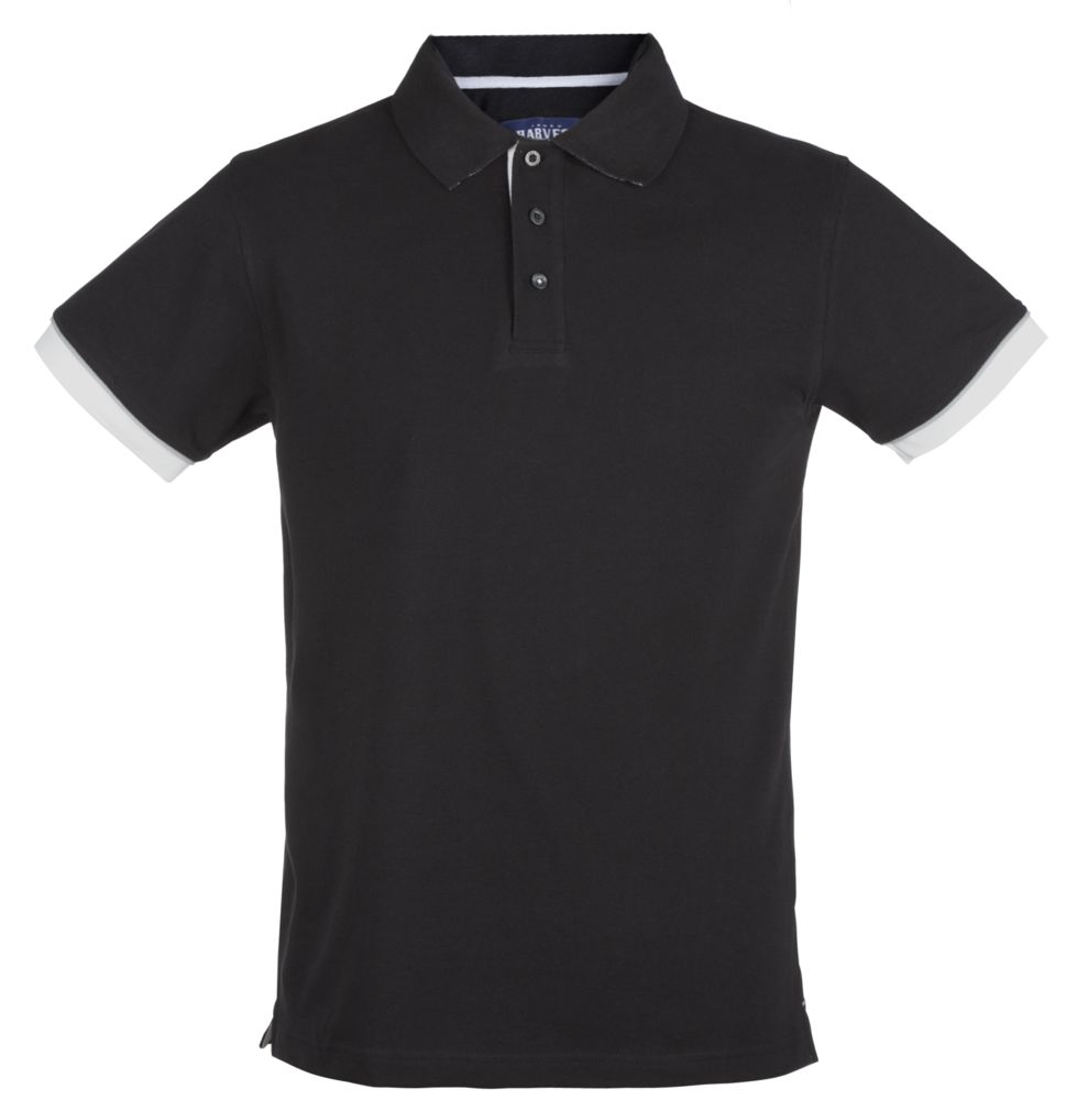 Артикул: P6551.30-sale — Рубашка поло мужская ANDERSON, черная (уценка)