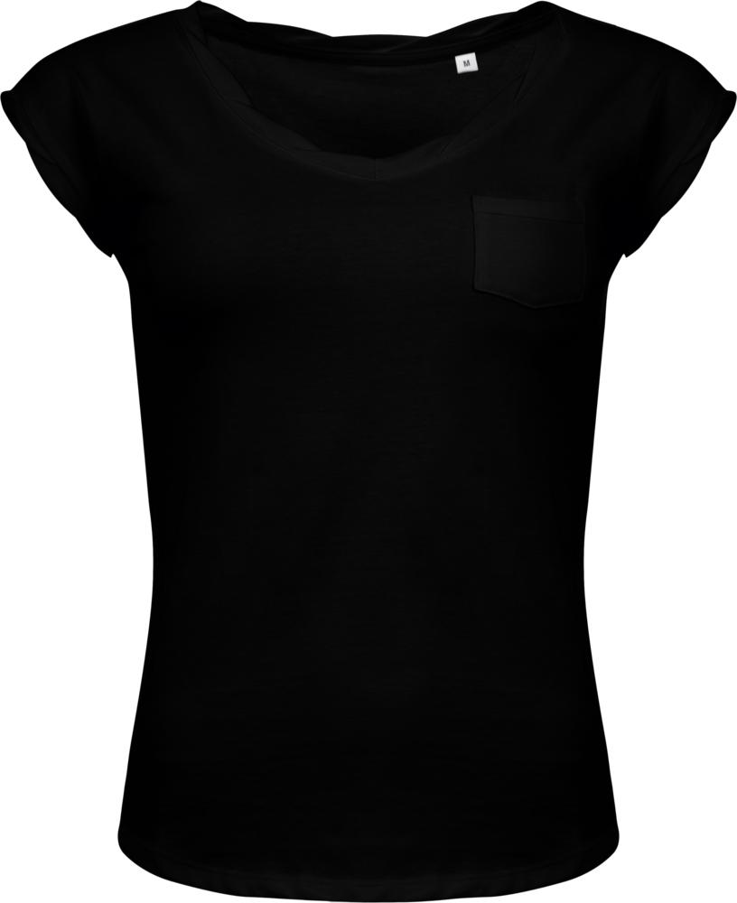 Девушка в черной футболке