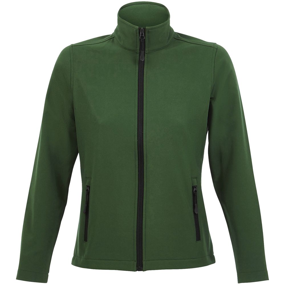Артикул: P01194264 — Куртка софтшелл женская Race Women, темно-зеленая