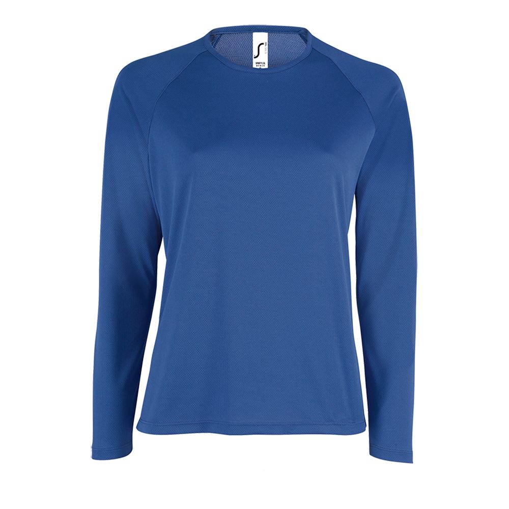 Артикул: P02072241 — Футболка с длинным рукавом Sporty LSL Women, ярко-синяя
