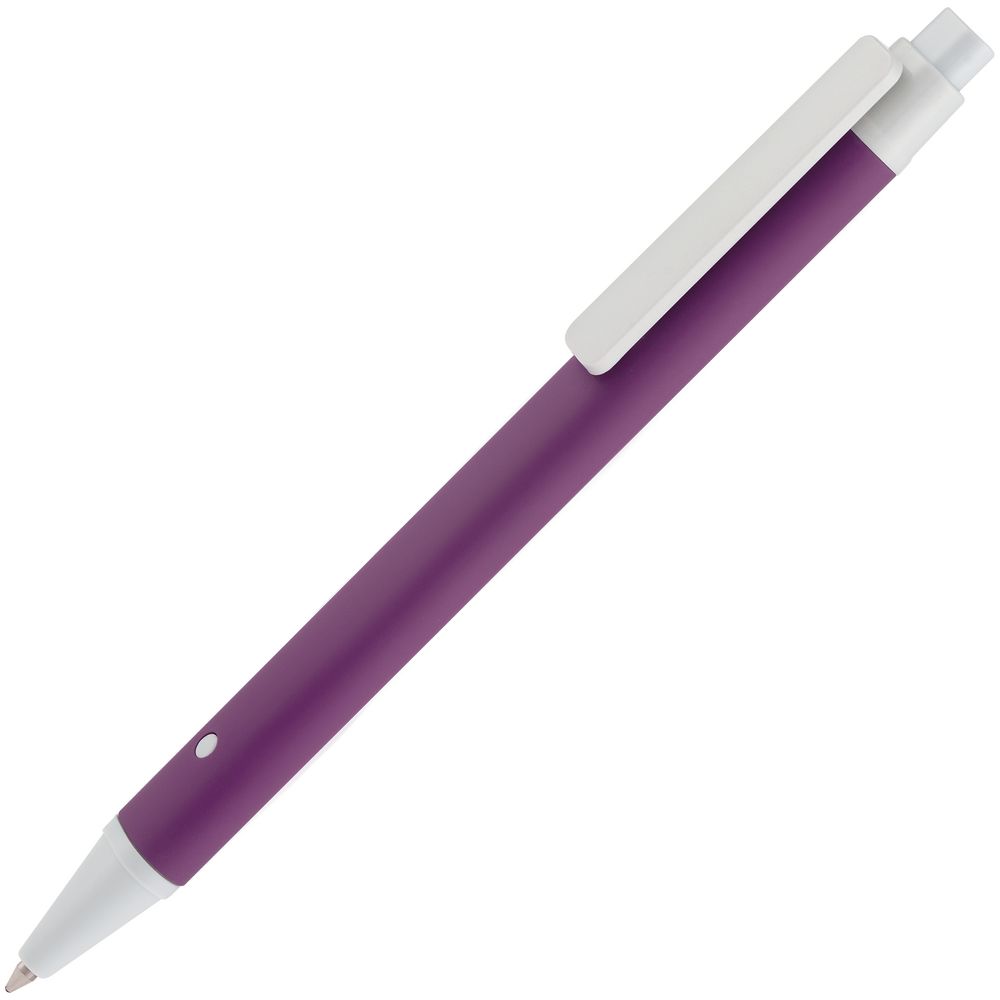 Артикул: P10773.76 — Ручка шариковая Button Up, фиолетовая с белым