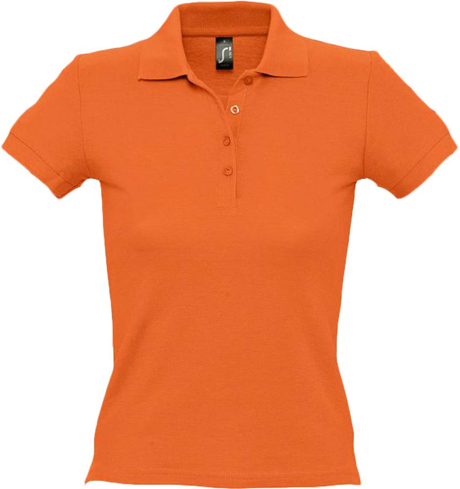 Артикул: P1895.20 — Рубашка поло женская People 210, оранжевая