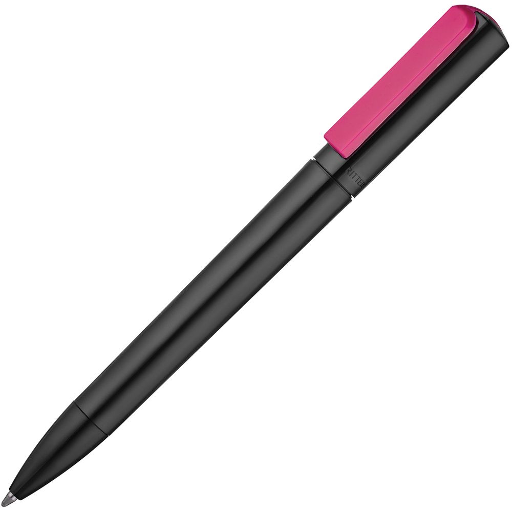 Артикул: P11339.15 — Ручка шариковая Split Black Neon, черная с розовым