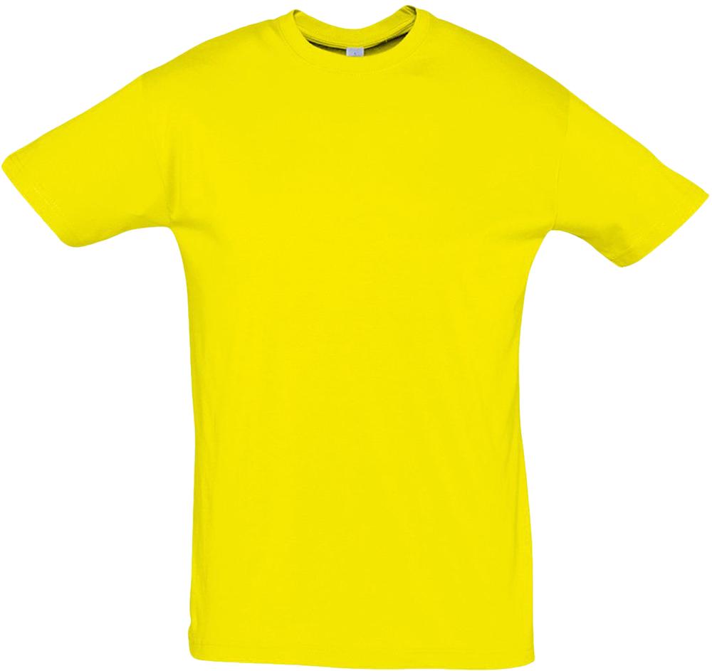 Артикул: P1376.88 — Футболка унисекс Regent 150, желтая (лимонная)